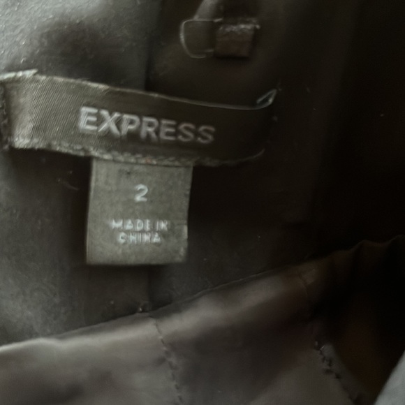 Express strapless black pencil dress. Knee length size 2 - Picture 4 of 4